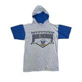 Vintage 80s Winnipeg Blue Bombers Hoodie T-Shirt Gray Blue Adult Size M